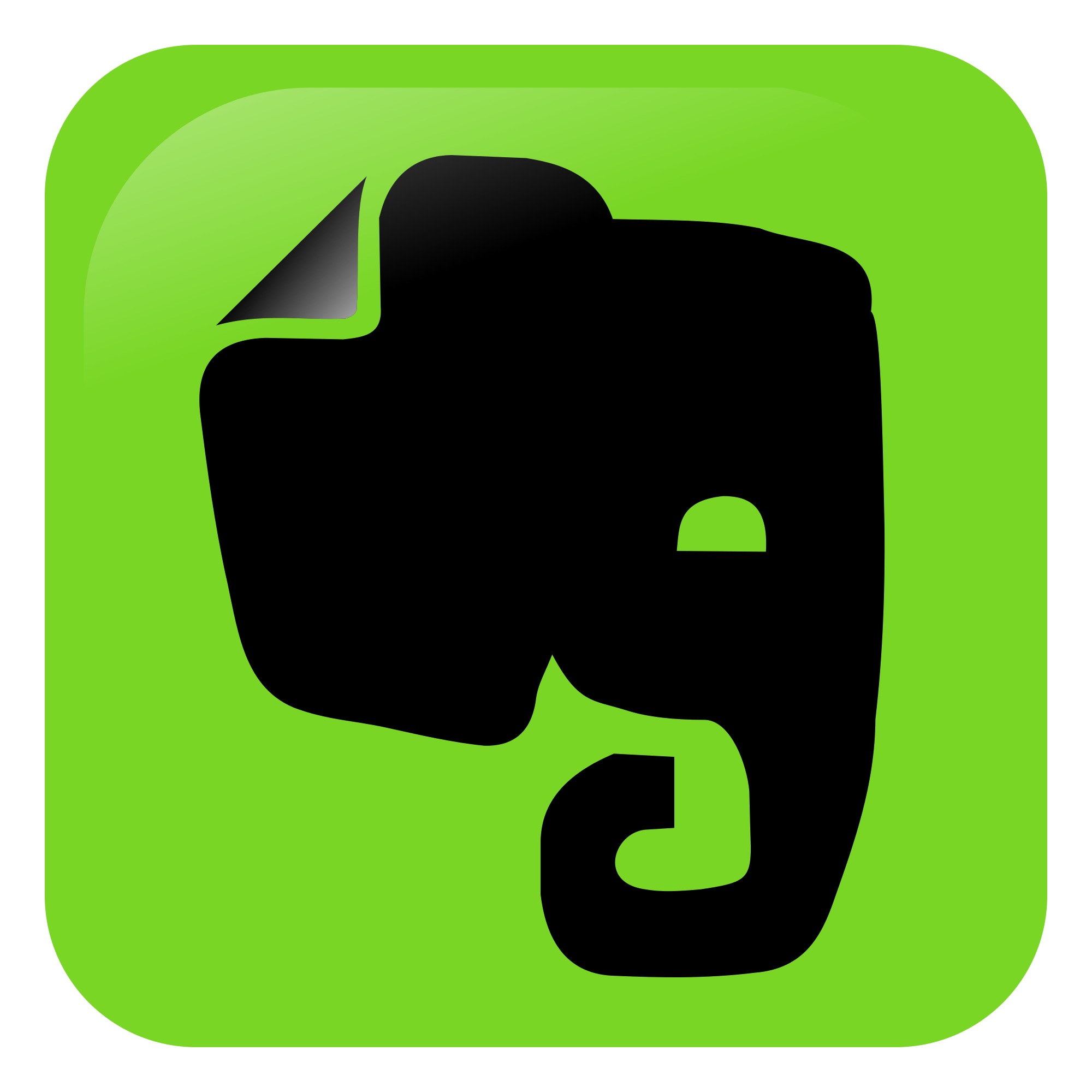 evernote download icon next to notebook